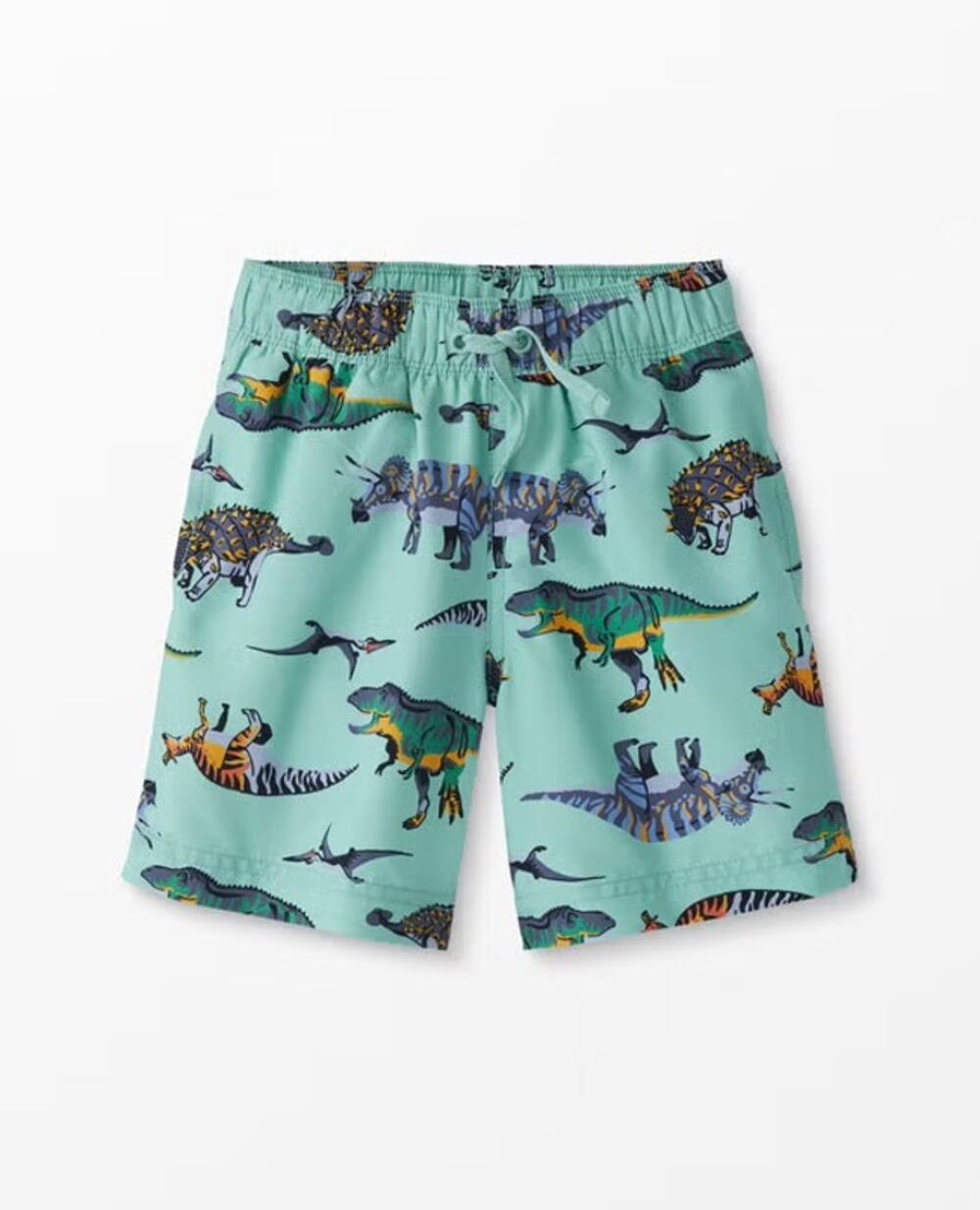 Hanna Andersson Boys Size 4 Dino Roat Swim Trunks